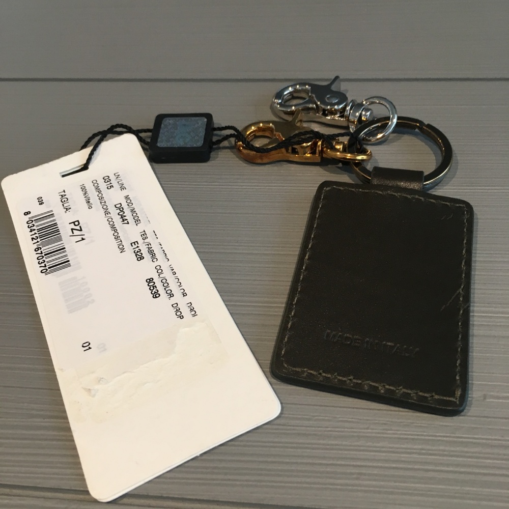 Dolce & Gabbana D&G Keychain Olive Leather & Metal - Picture 4 of 8